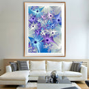 5D Drill DIY Blue Flowers Diamond Painting Art Home Decor Embroidery Kits Cross