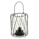 Hanging Or Table Industrial Style Heavy Iron Lamp LOFT Style Battery Powered
