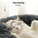 Kennel Round Foldable Nest for Small Pet Plush Warm Pet Cushion Pet Accessories