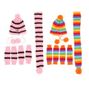 2 Set Pet Dog Puppy Warm Hats Scarf Socks, Soft Dog Coats Apparel, for Small
