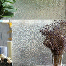Mosaic PVC Waterproof Anti Oil Frosted Opaque Glass Window Decorative Film