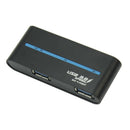 High Speed USB 3.0 4 Ports External Hub Splitter Adapter for PC Laptop Desktop