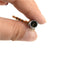 Metal Stereo 3.5mm 4 Pole 90 Degree Repair Headphone Jack Plug Cable Solder OHK