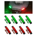 8 Pack Red Green Boat Navigation LED Stern Lights Marine Starboard Light 12V