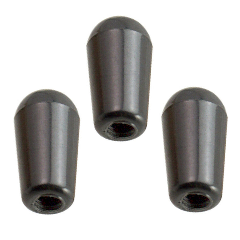 10x Black Electric Guitar 3 Way Pickup Selector Toggle Switch Tip Knob 3.5mm
