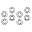 16Pcs 608RS Abec 9 Skateboard Bearing for Longboard Inline Hockey White