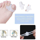 1 Pair Silicone Gel Bunion Toe Corrector Orthotics Separator Pain T7G1