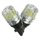 2pcs T10 194 168 W5W 5050-SMD LED Wedge Turn Tail Car Light Bulb Ultra White