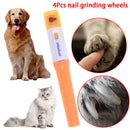 Electric pet dog cat pedicure grinder clipper claw toe nail trimmer kit dura â„–[