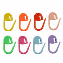 100Pcs  Knitting Crochet Craft Locking Stitch Needle Clip Markers Holder 8 Color