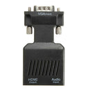 1080P VGA Male to HDMI Female Adapter Converter with USB Audio Cable
