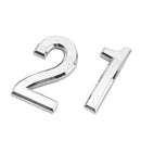 Plastic Numeric Digit 1 & 2 DIY House Hotel Door Address Plaque Number Digits