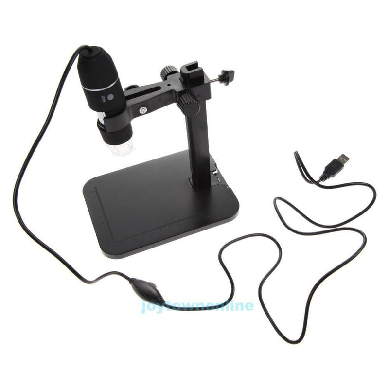 1000X 8 LED USB Digital Microscope Endoscope Magnifier 2MP HD Camera w/ Stand