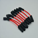Set of 8 Racing Ignition Spark Plug Wire Set Red 10mm for Chevrolet LS1