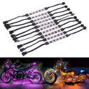 60 LED Wireless Remote Control Motorcycle Light Kit RGB Flexible Light