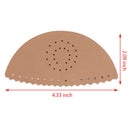 Breathable Invisible Triangle Leather Massage Orthopedic Insoles Arch Support ME