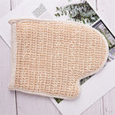 1X exfoliating bath glove natural sisal shower sponge cleansing body scrubber JR