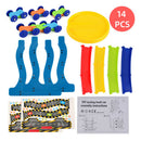Racing Track Play Set Kids DIY Four-layer Inertial Sliding Car Toys Random A