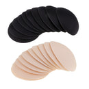 10 Pairs Round Shape Removable Cups Inserts Women Sport Yoga Bra Pad Black Nude