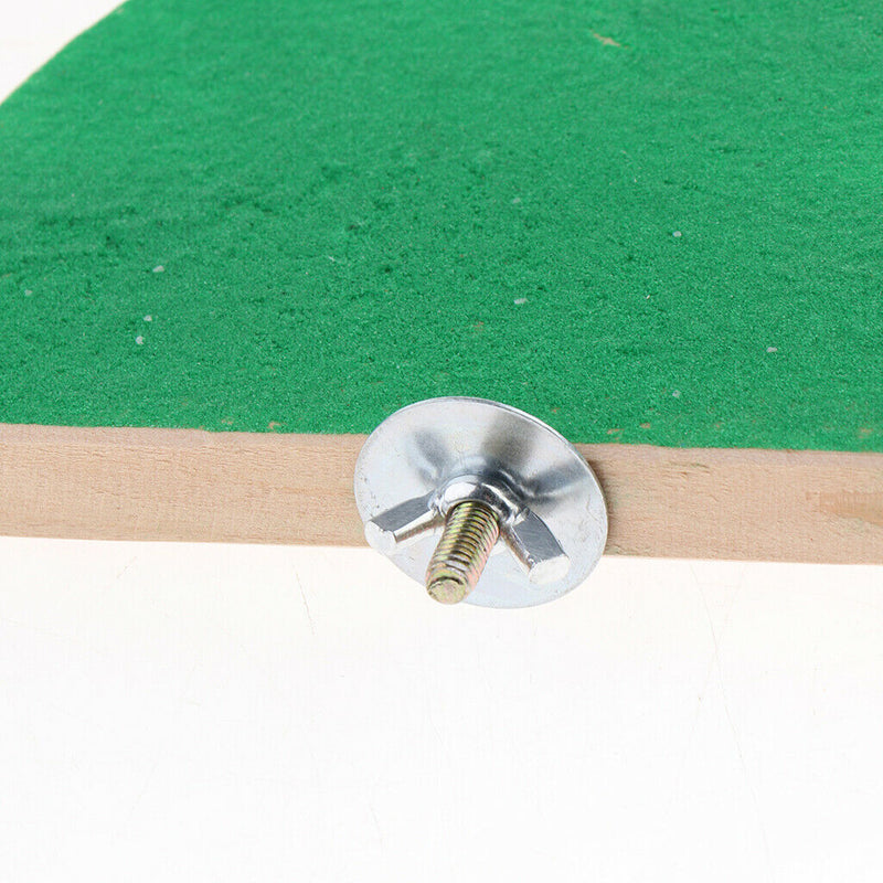 Wooden Small Animal Sector Stand Perch Hamster Guinea Pig Exercise Platform