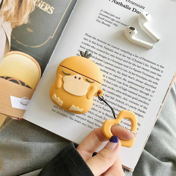 Silicone Cartoon Fairy Duck Pattern Protective Case Shockproof Cover for Airpods