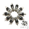 10X PJ-392 3 Pin 3.5mm Stereo Headphone Audio Video Jack Socket  Plug With Nut3C