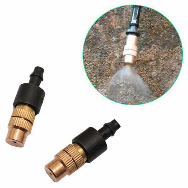 12 Set Copper Adjustable Spray Nozzle Spray Atomization Copper Capillary Ef