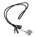 Metal PU Pendant Necklace Braided Q8I2