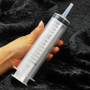 150ml Reusable Plastic Syringe Refilling Perfume Tool Travel Needle Tube