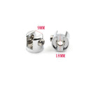 4Pcs 6-8mm Glass Brackets Zinc Chrome Alloy Shelf Holder Support Clamp ME