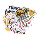 50 Pcs stickers apply to graffiti cars bike luggage fun stickers diy waterproME