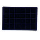24 Lattice Durable Coin Tray Jewelry Tray Jewelry Trays, Made Of Velvet,