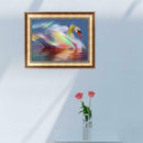 Drill Swan Lake 5D Diamond DIY Painting Home Decor Cross Craft Stitch