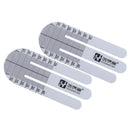 2Pcs Special Optical PD Ruler Pupil Height Meter Eye Ophthalmic Tool for Glassï¼W