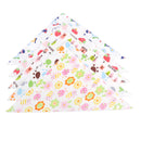 5 Infant Kid Baby Burp Cotton Bandana Bibs Feeding Saliva Triangle Towel Dribble