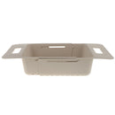 Dish Fruit Washing Drying Rack Kitchen Over the Sink Drainer Organizer Beige