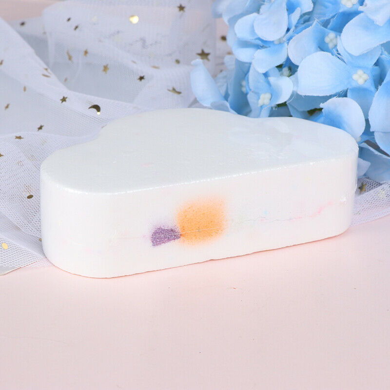 Rainbow Cloud Bath Ball Bubble Exfoliat Moisturiz Skin Bubble Bath Bombs B FT