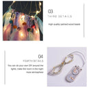 Dream Catcher Handmade Traditional White Cloud Dream Catcher With Led Strin