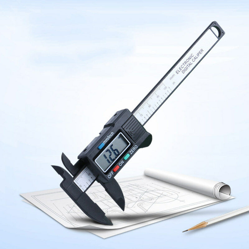 150MM/6inch LCD Digital Electronic Vernier Caliper Gauge Micrometer Rule GZH