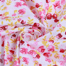 7Pcs 50cm*50cm Cotton Small Floral Plain Printed Cotton Fabric for Cloth Se M3G2