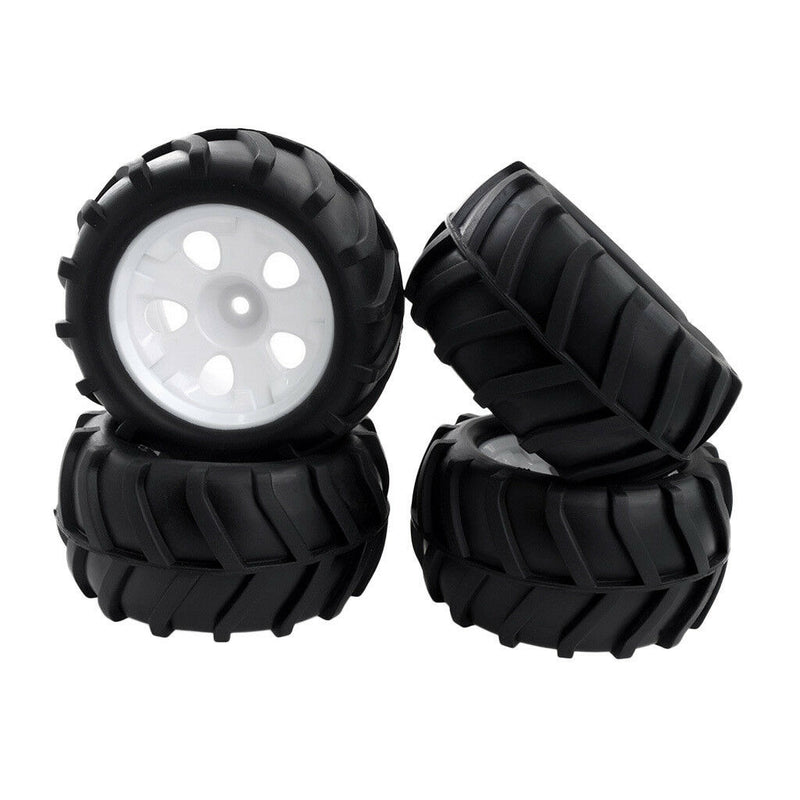 4x 85mm Rubber Tire Tyre for HSP HPI ZD Racing WPL FS Wltoys RC Rock Crawler