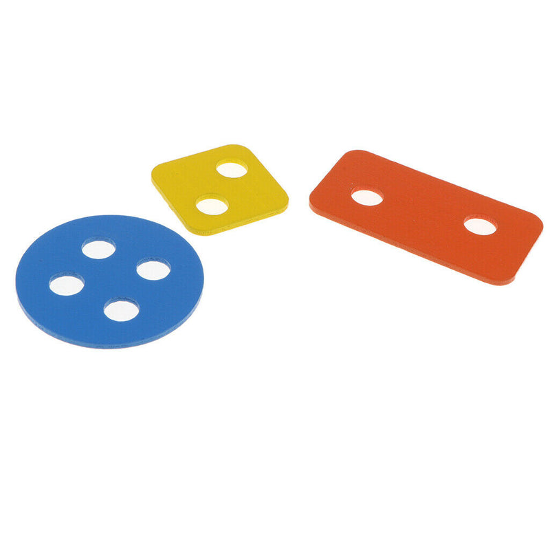 Wooden Educational Toys for Kids Toddler - Learn to Lace Thread Sew Buttons