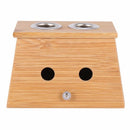 Bamboo Moxa Moxibustion Box Acupuncture Relaxation Roller Stick Holder Neck Z5T4