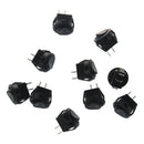 10pcsx AC 3A/250V 6A/125V ON-OFF I/O SPST 2 Pin Snap in Round Boat Rocker S