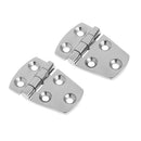 2x Premium Door Hinge Marine Cupboard Caravan Hinges Connector 2.2x1.5''