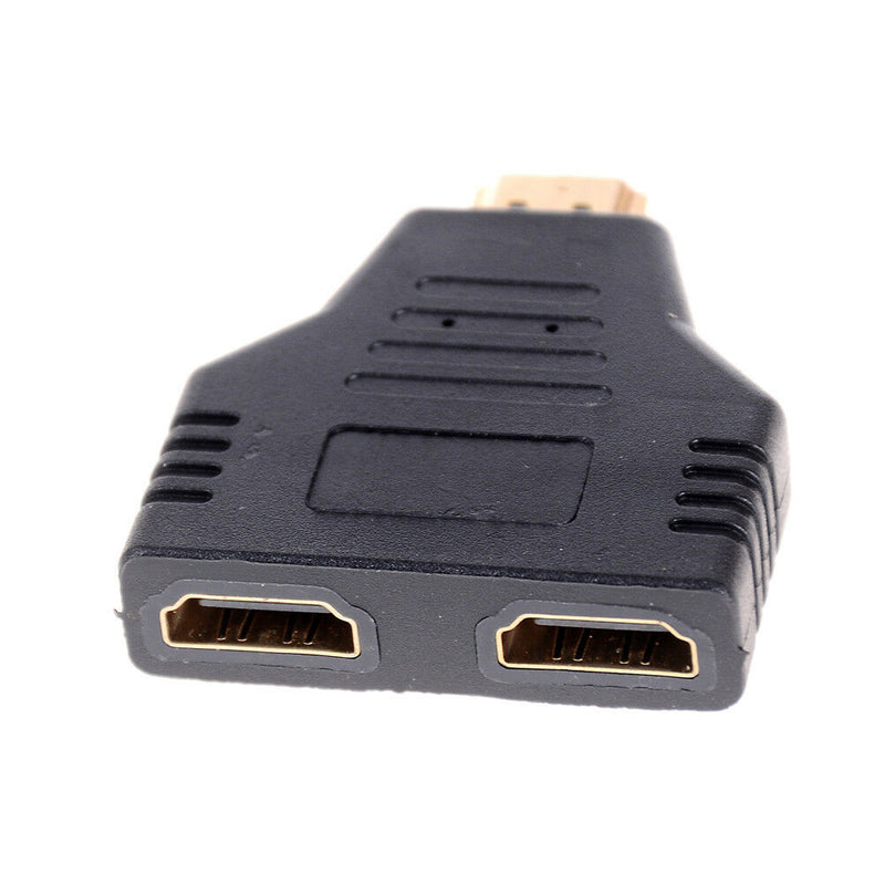 HDMI 1in2 Out 1080P HDMI Splitter Adapter Converter For PS4 DVD HDTV Projector.