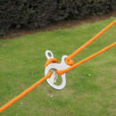 Practical Stainless Steel 3-Holes Quicklink Buckle Carabiner Knotting Tool