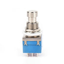 1pc 9-pin 3PDT Guitar Effects Pedal Box Stomp Foot Metal Switch True Bypass 3C