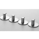 Adhesive Kitchen Wall Door Stainless Round Stick Holder Hook Hanger