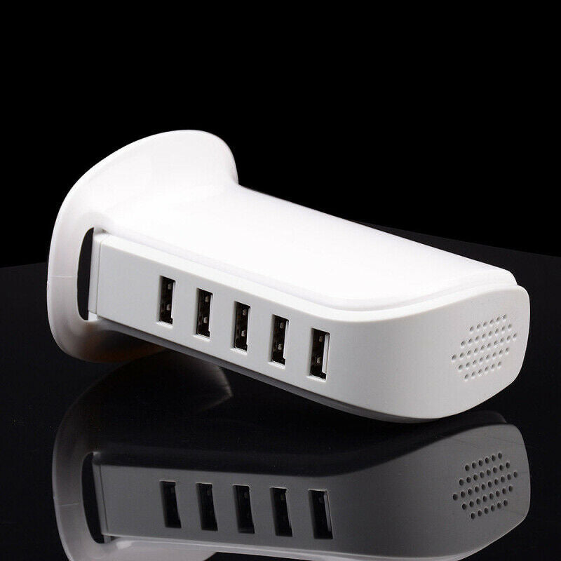 Universal 5 Port USB Wall Travel Charger Desktop USB Hub Charging Stati TOX